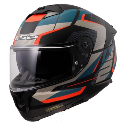 Casque LS2 FF808 - STREAM II - ROAD - Noir / Bleu