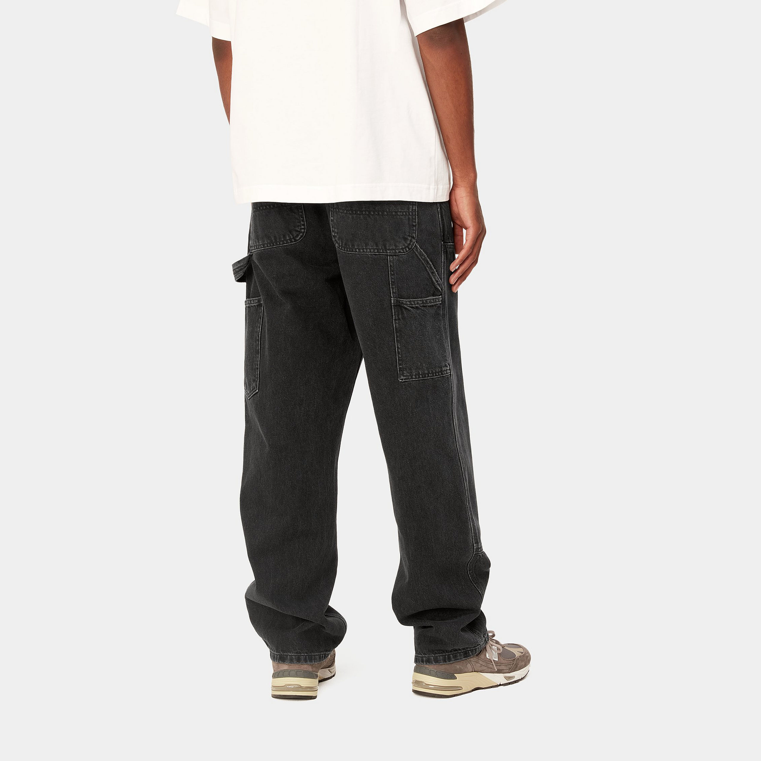 Carhartt WIP Double Knee Pant Black Stone Washed