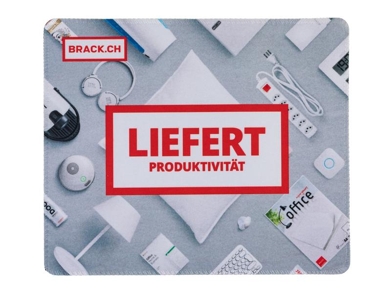 BRACK.CH Bedruckte Mausmatte BRACK.CH LIEFERT Silber Mousepad