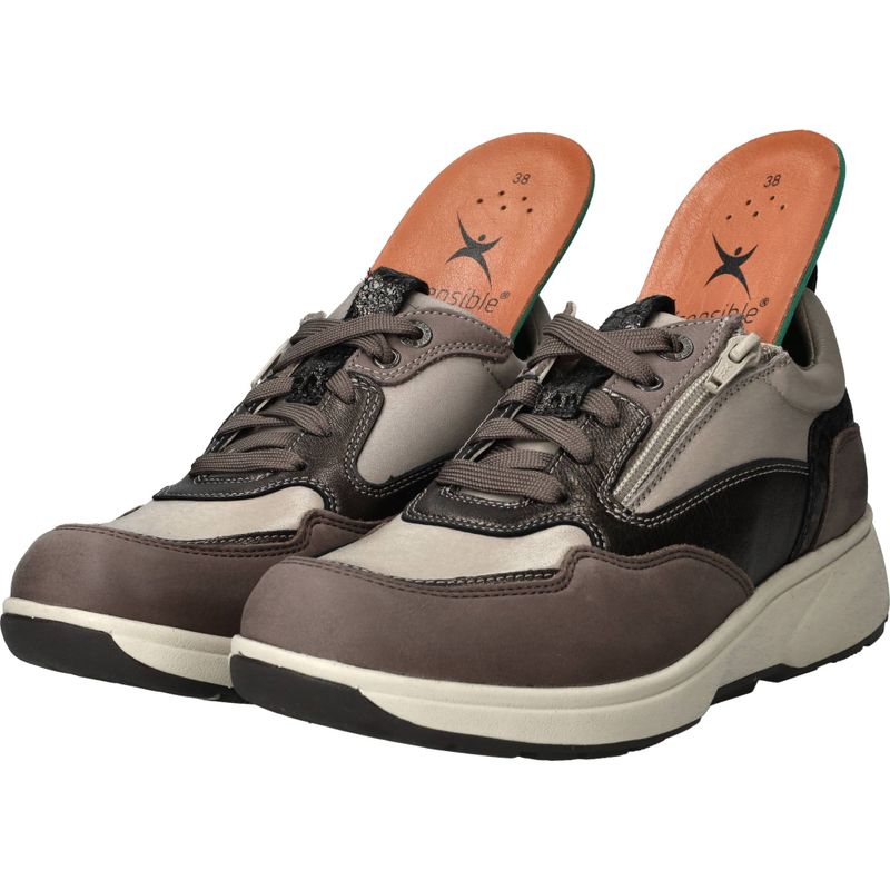 Xsensible Grenoble Stretchwalker HX Veterschoenen Beige Dames