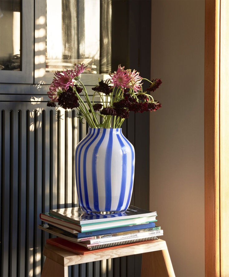 Hay Juice Vase-High-Blue Blue