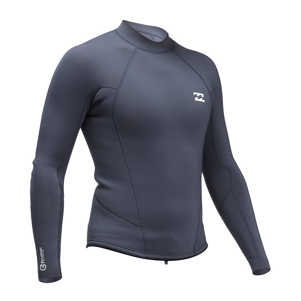 Billabong ABSOLUTE JACKET BACK ZIP - Top néoprène 2/2mm Homme graphite