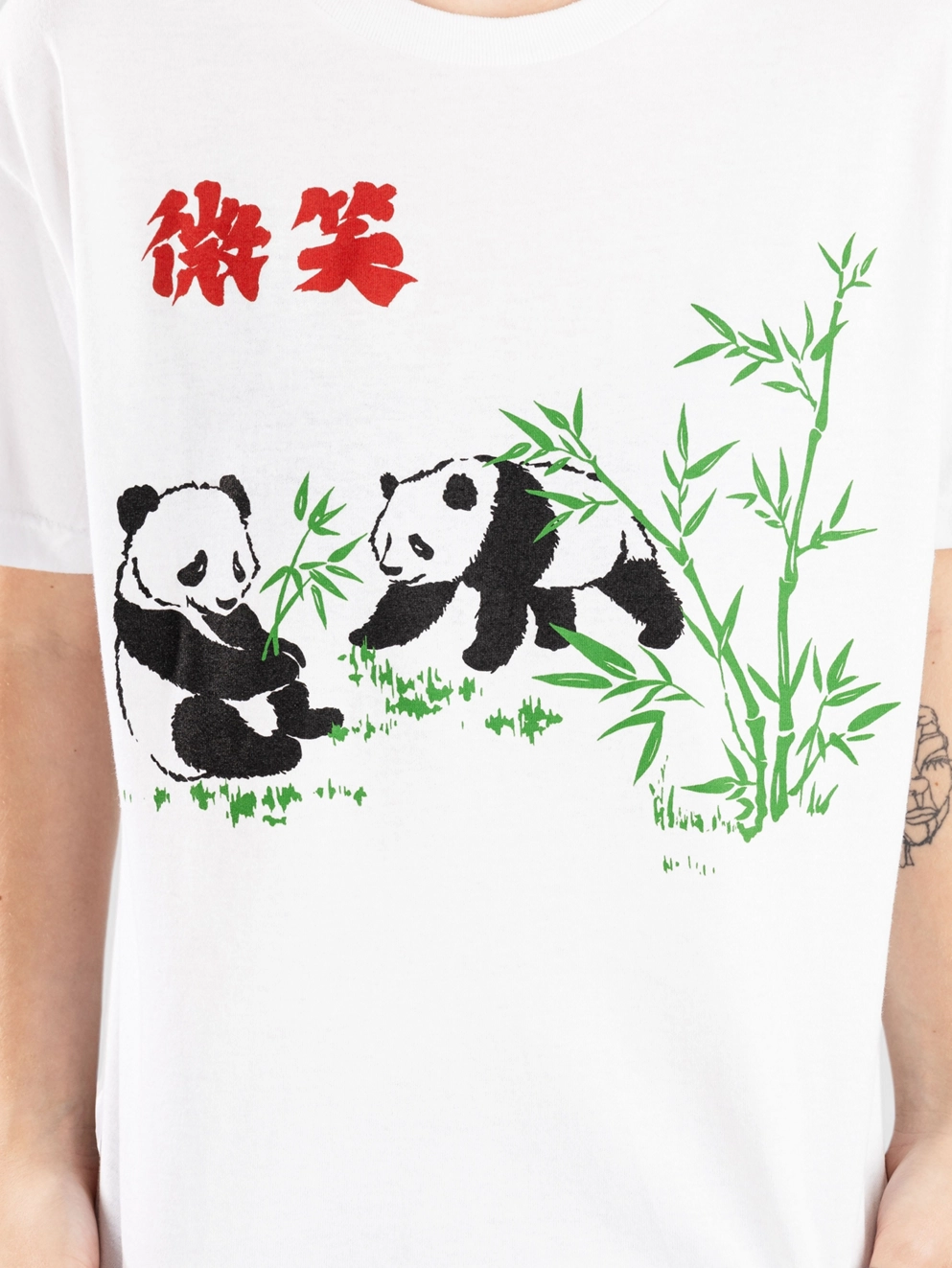 Smile And Wave Bamboo T-Shirt white