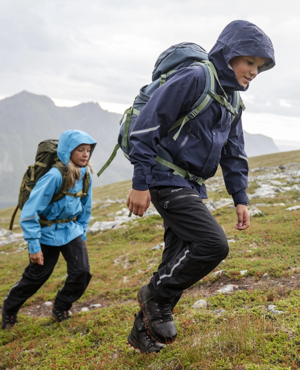 Bergans Junior 2L Shell Pants<br>Vanntett, vindtett og pustende!