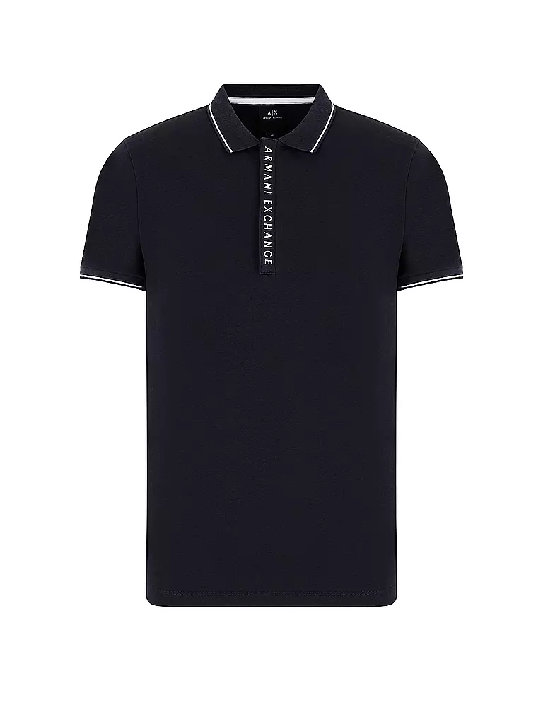 ARMANI EXCHANGE Poloshirt blau