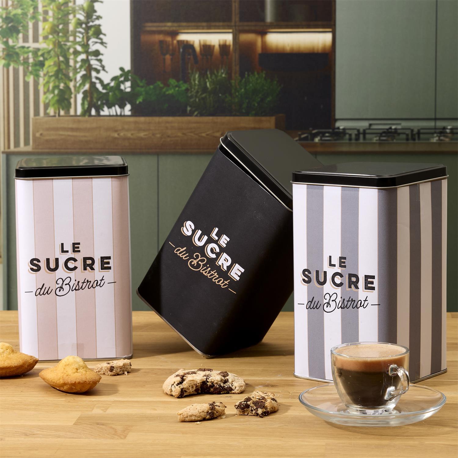 BOITE METAL SUCRE BISTROT