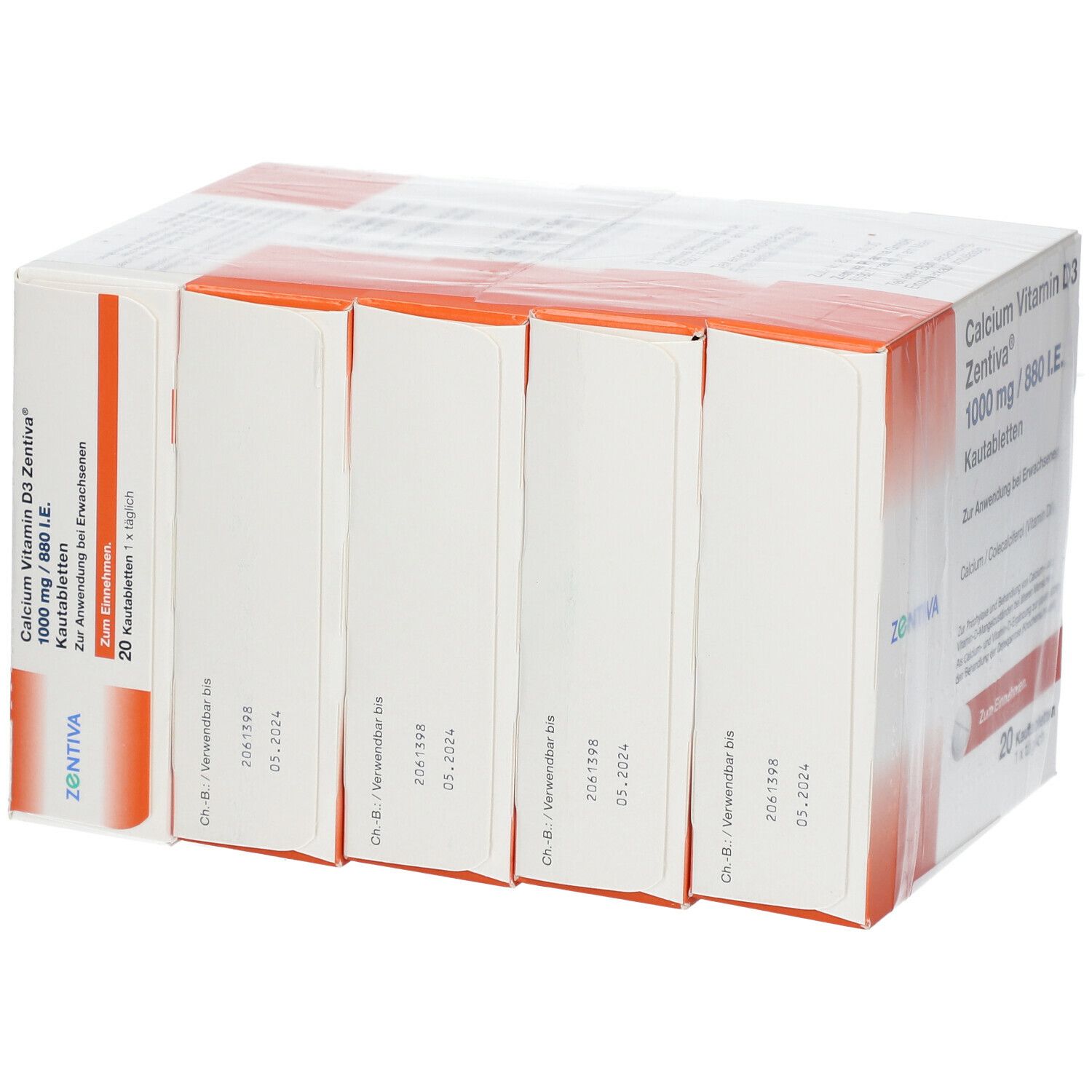 Calcium Vitamin D3 Zentiva® 1000 mg/880 I.E.
