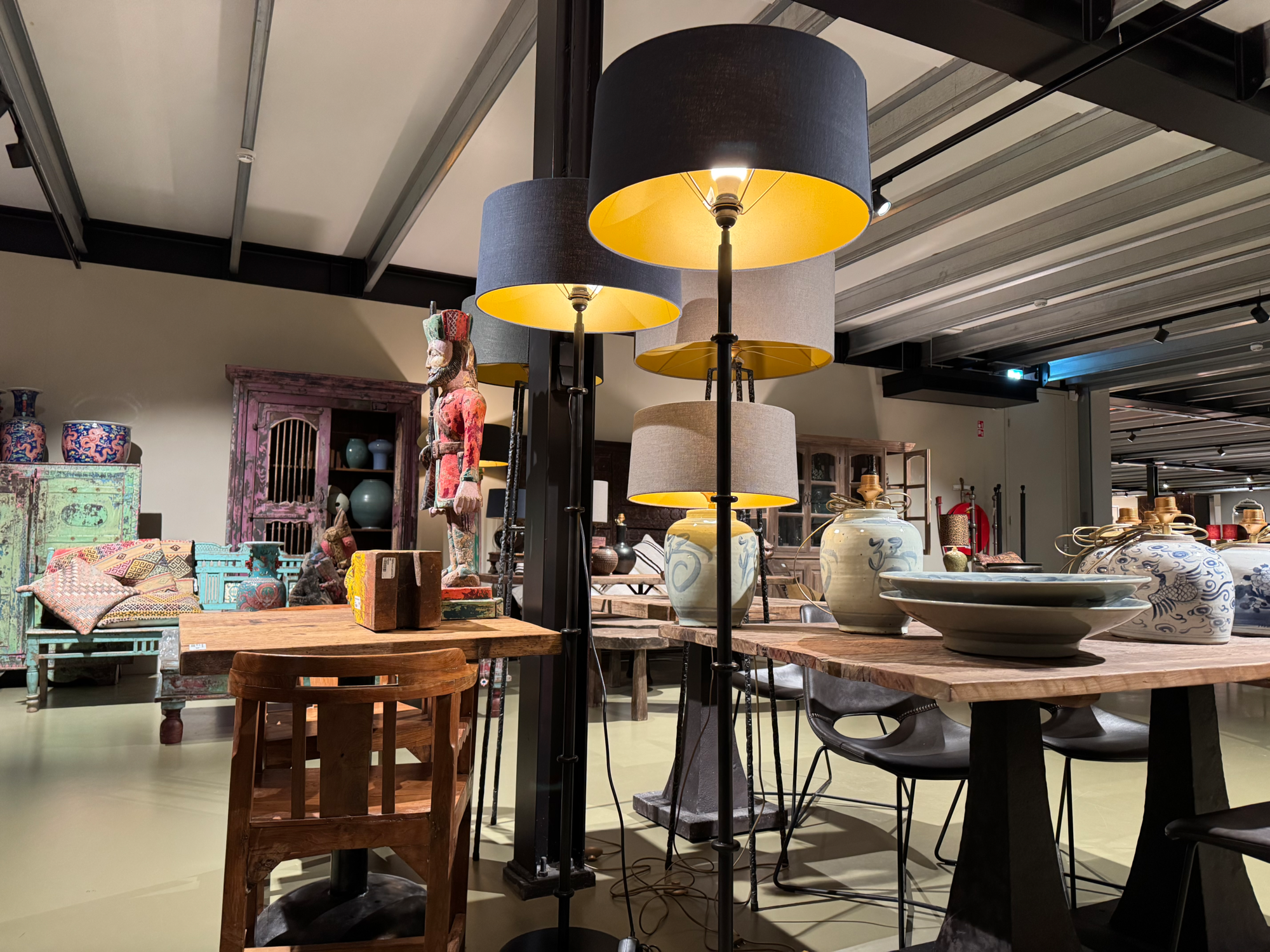 Lampvoet knobbel ijzer