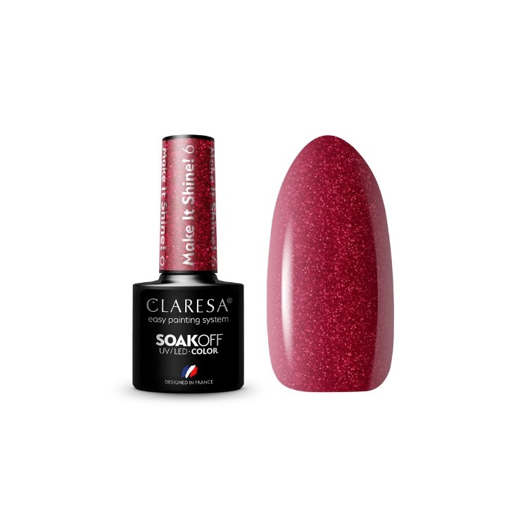 Claresa bringt es zum Shine ! Hybrid-Nagellack /6/ 5 g