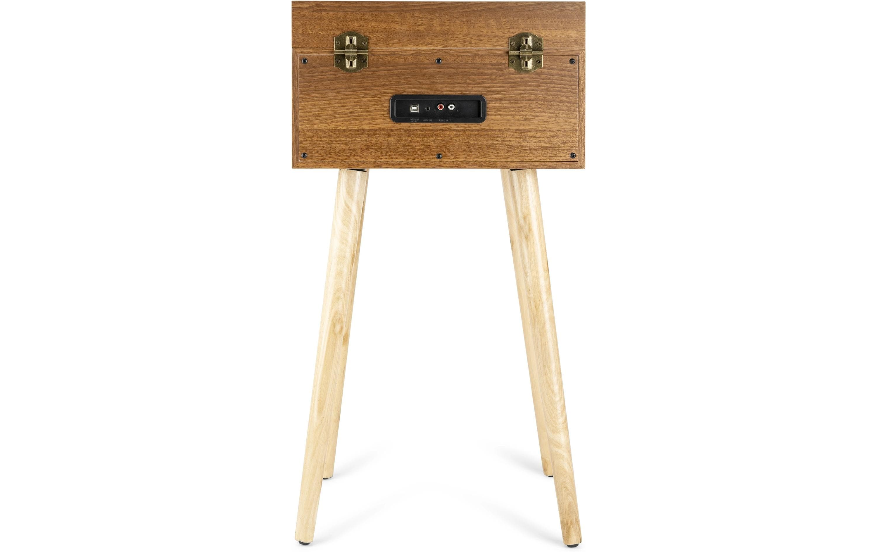 Plattenspieler mit Bluetooth Fremont Braun<br>Plattenspieler mit Unterbau