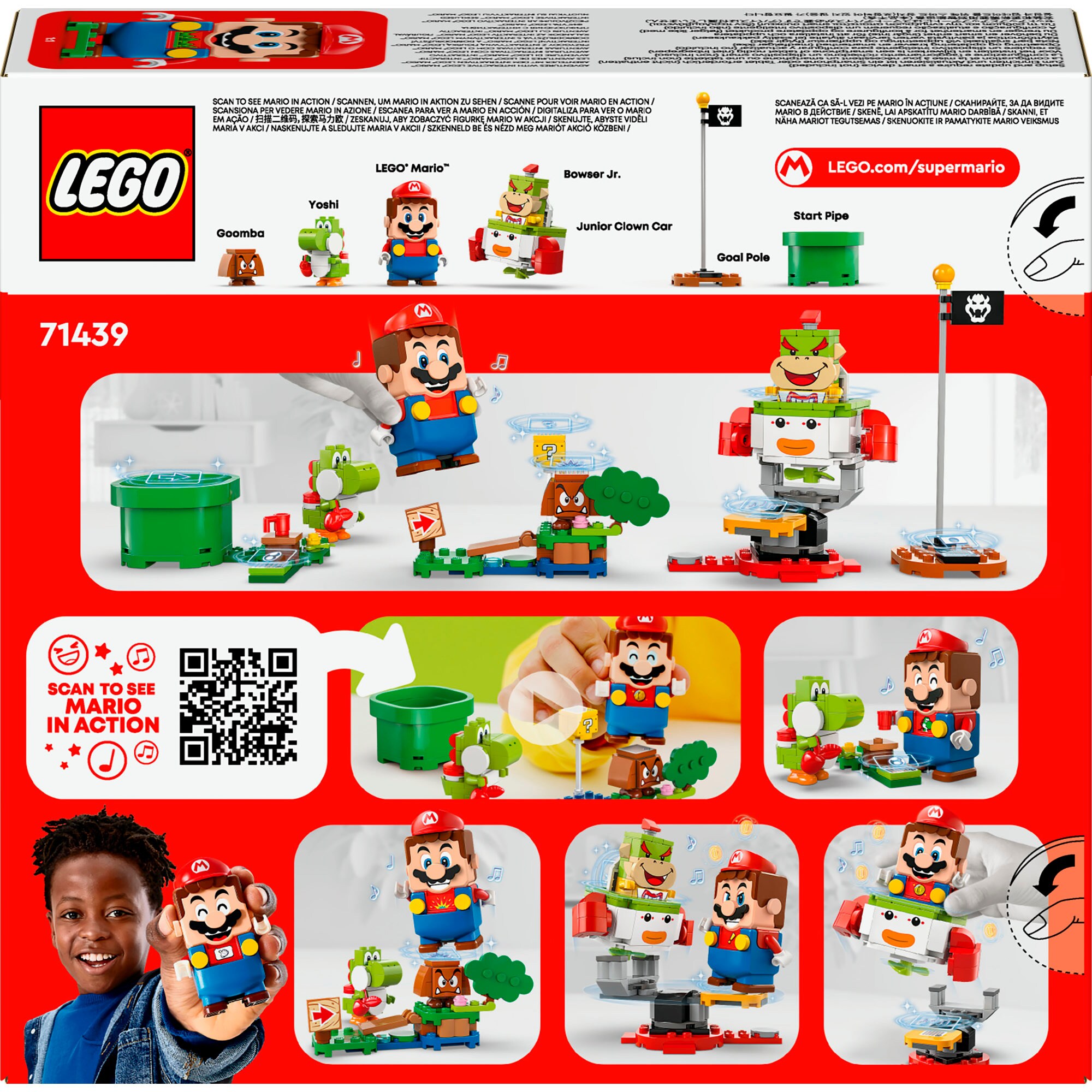 LEGO Konstruktionsspielzeug Super Mario Abenteuer mit dem interaktiven LEGO Mario
