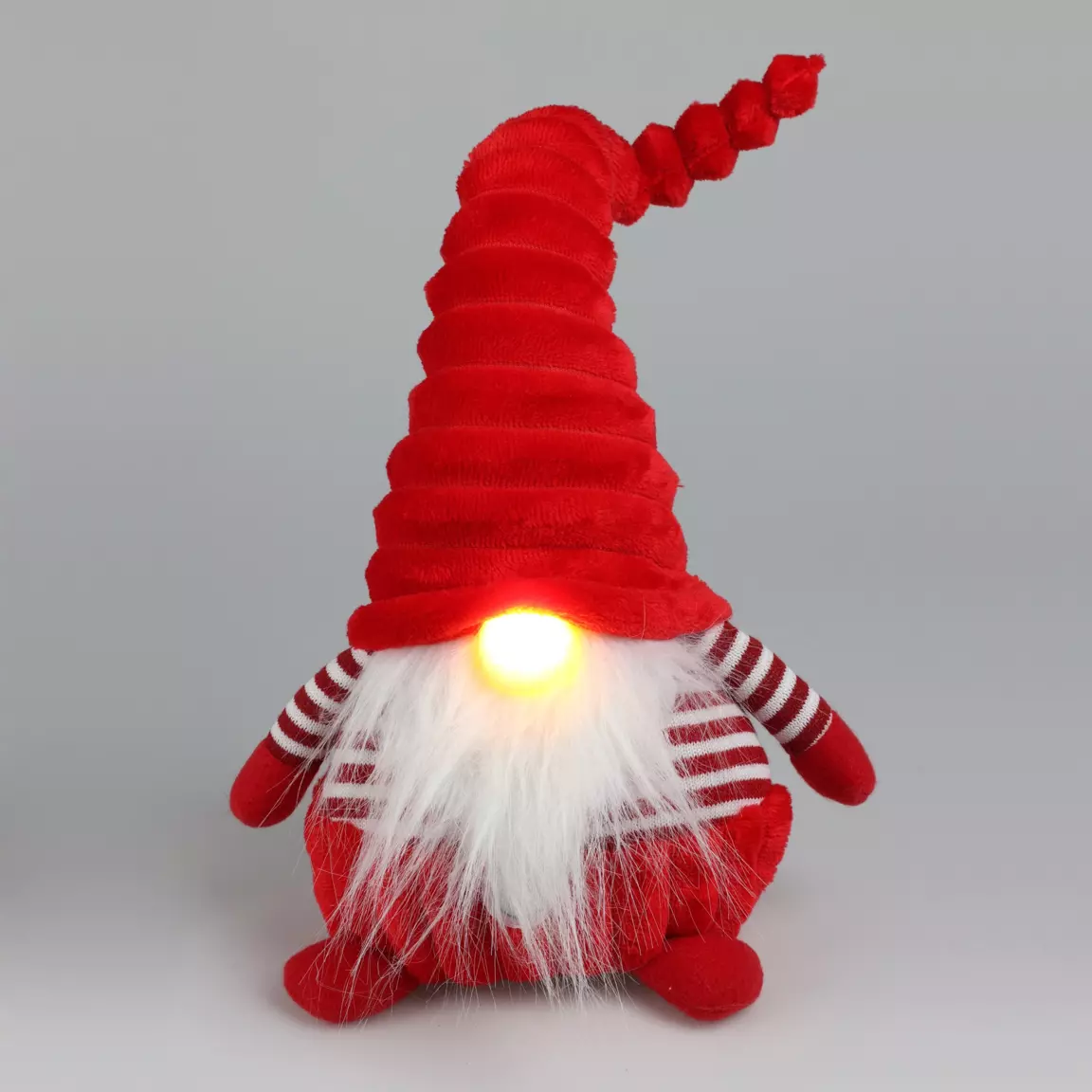 Lutin de Noël (H44 cm) Noé nez lumineux