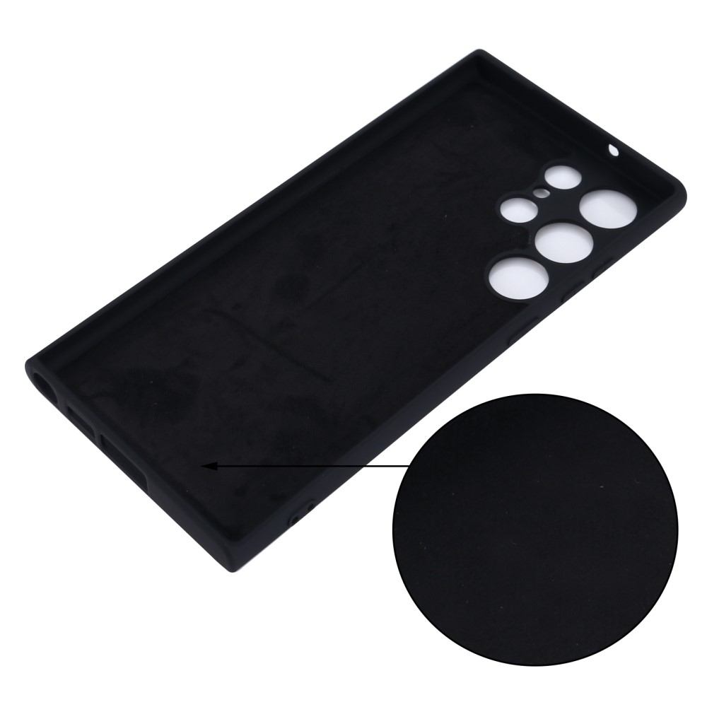 Samsung Galaxy S23 Ultra 5G Silikon Case Hülle - Schwarz