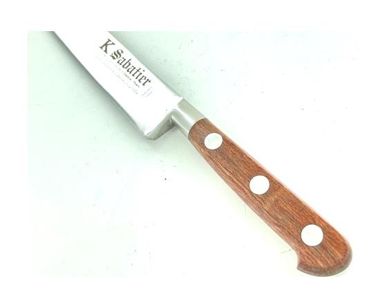 Filet de Sole20 cm - Bois naturel palissandre - Rivets Aluminium - Ref 433 Couteaux de cuisine professionnel