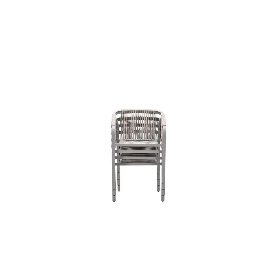 Monti dining fauteuil - taupe - rope grey sand - valley sand