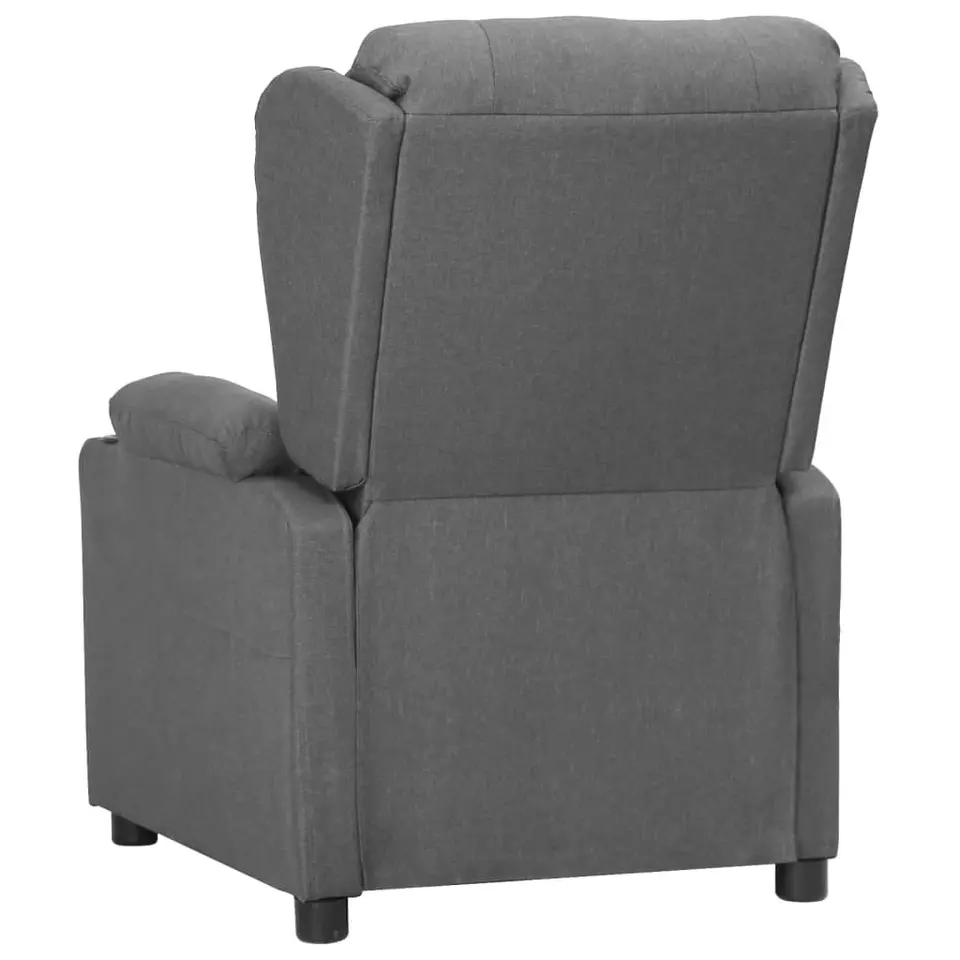 vidaXL - Fauteuil - Grijs - Stof