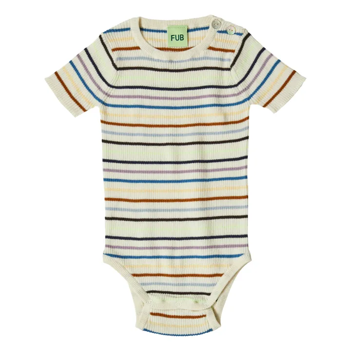 FUB Body Maille Extra Fine Côtelé Coton Bio | Ecru