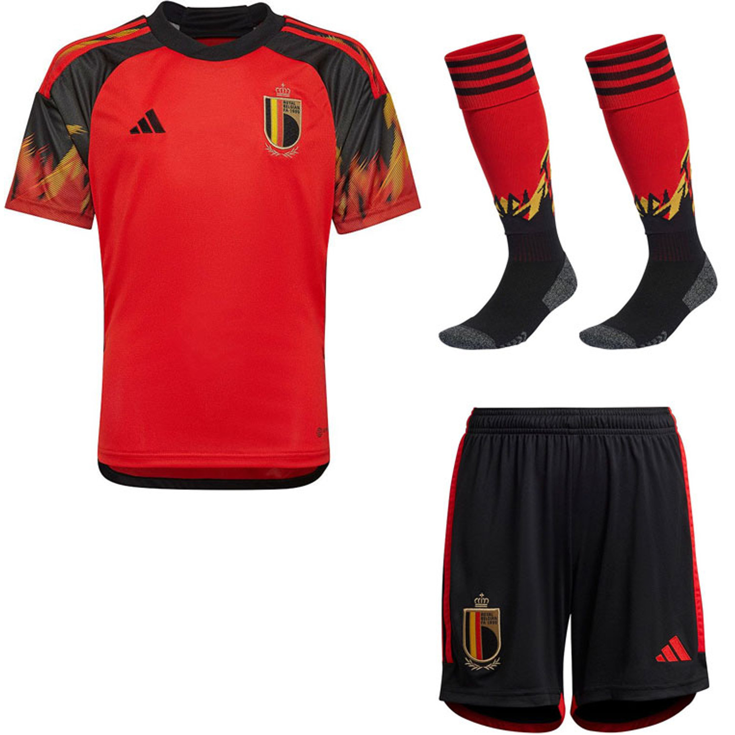 adidas België Thuis Tenue Kids