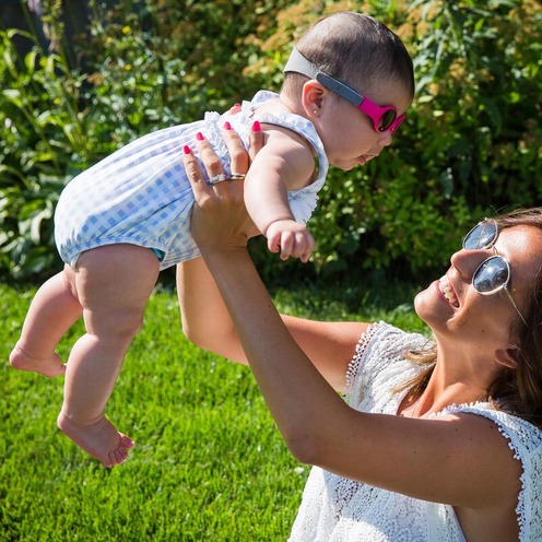 Sölar Mini Pink Lunette de soleil bébé 0-24 mois - BBLÜV