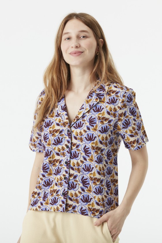 Picture Kintha Shirt Alpine Thislte Print