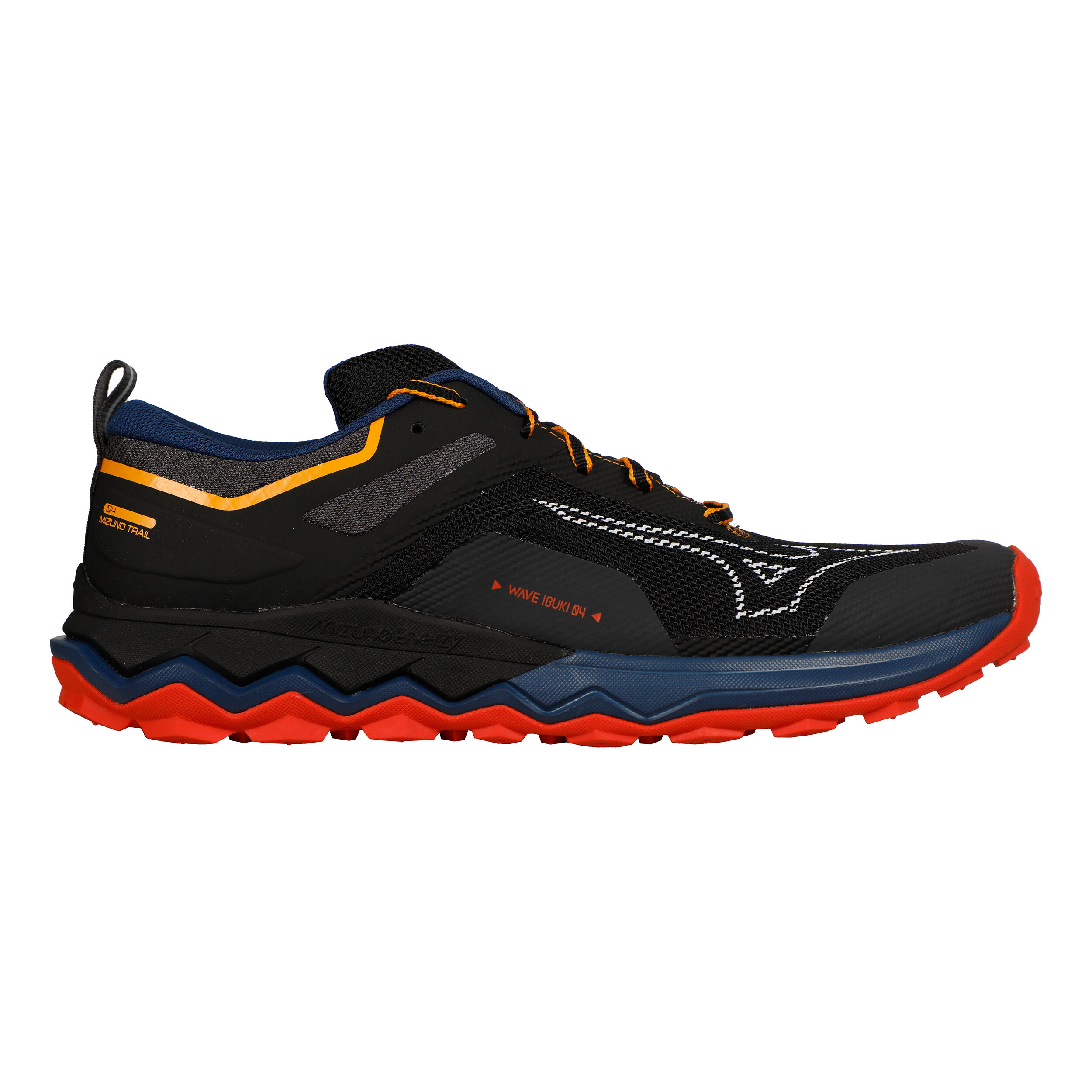 Mizuno Wave Ibuki 4 Chaussure Trail Hommes - Noir , Orange