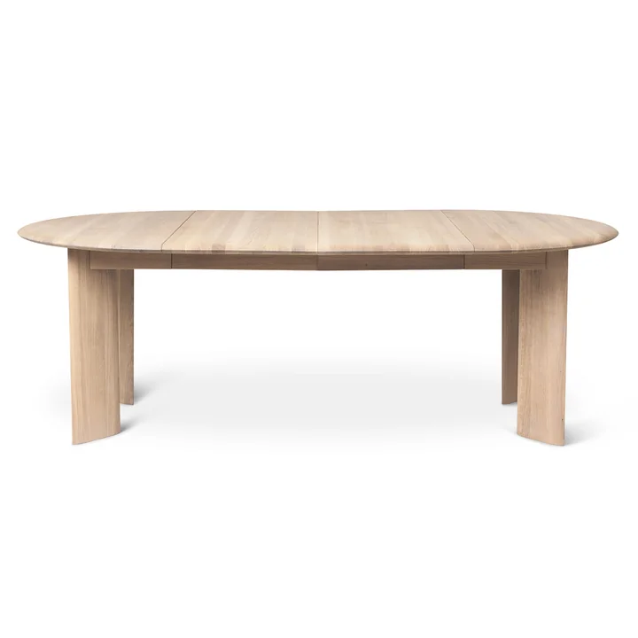 Ferm Living - Bevel Ausziehtisch, Eiche weiss geölt