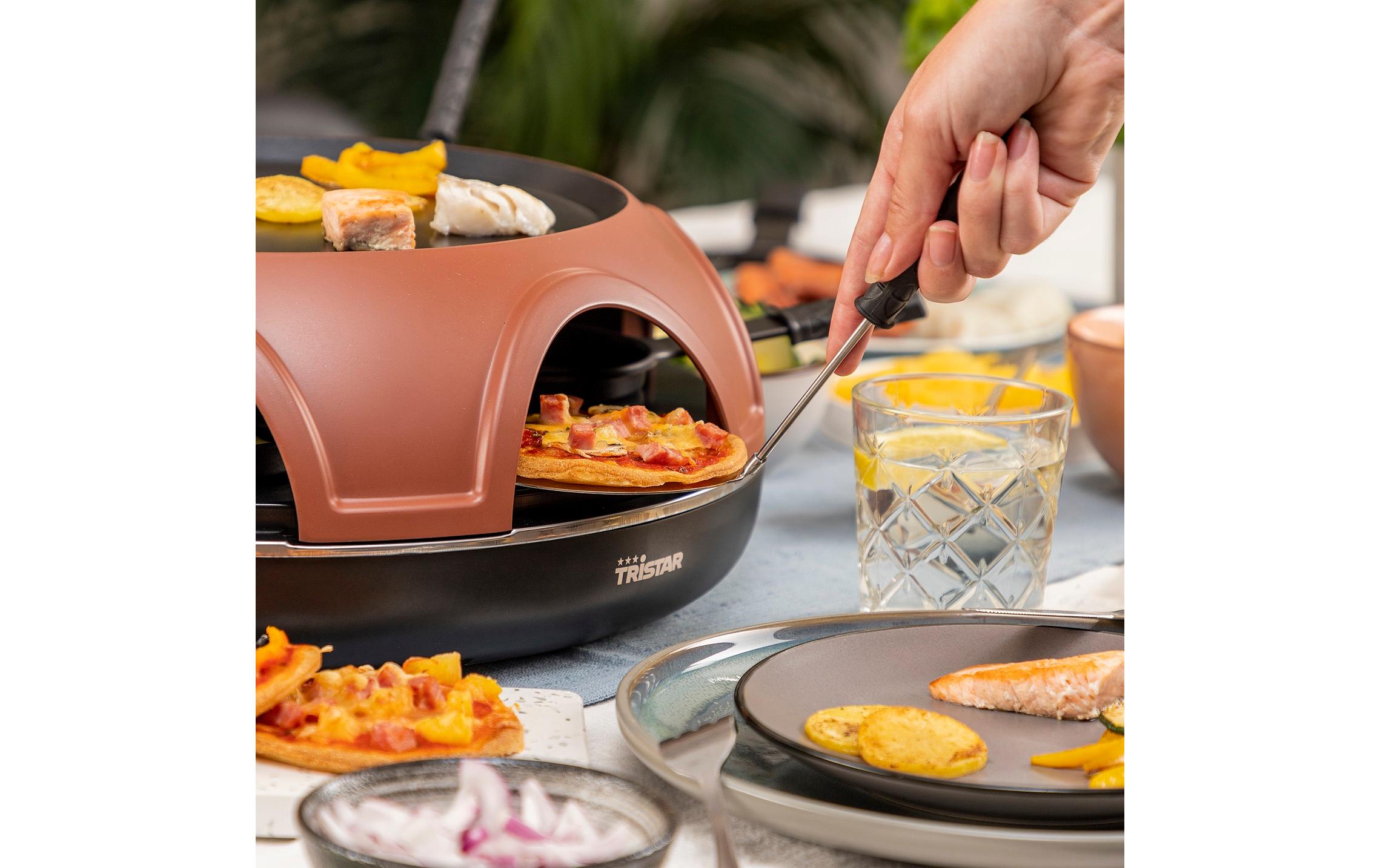 Pizzadom Pizza Festa Gourmet für 6 Personen<br>Pizzaofen