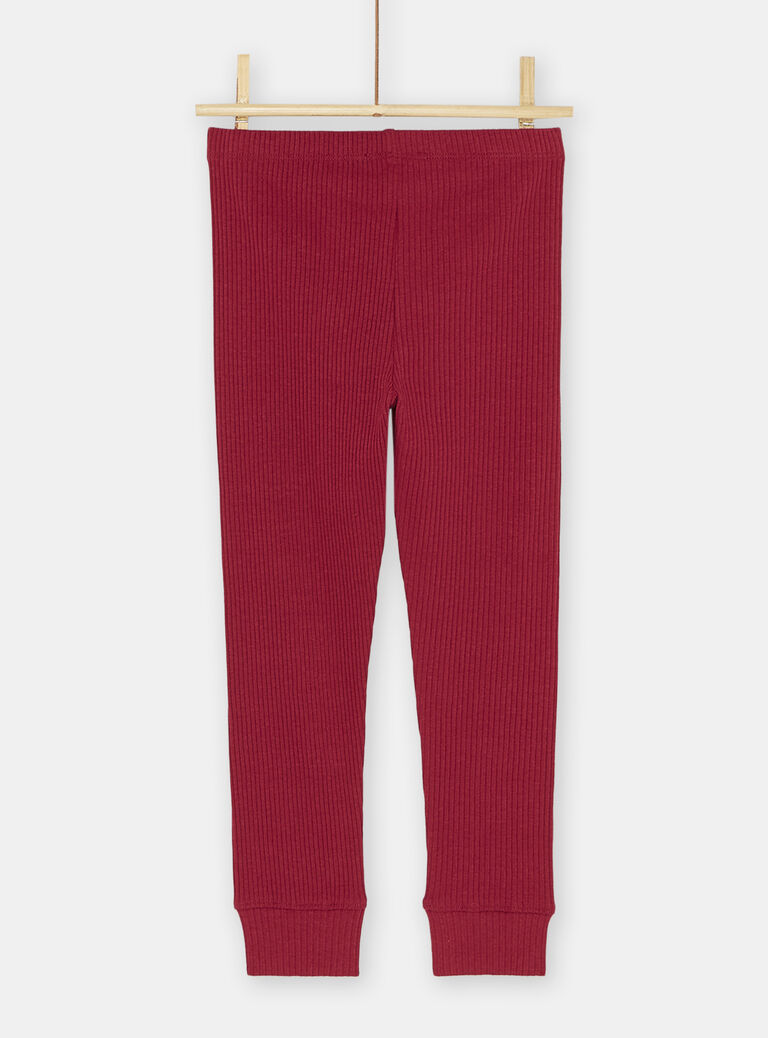 Legging prune fille