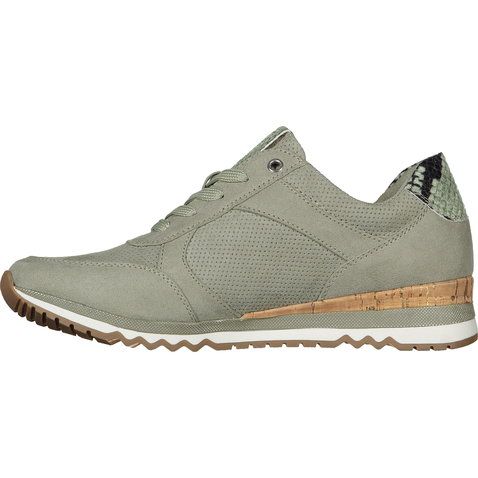 Marco Tozzi Damen-Sneaker low, grün 39
