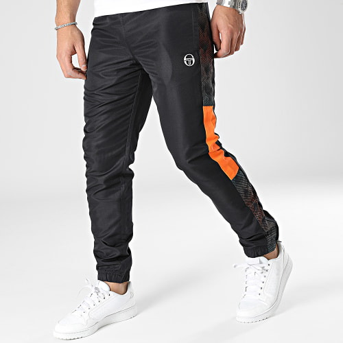 Pantalon Jogging Foresta 40066 Noir Orange Fluo