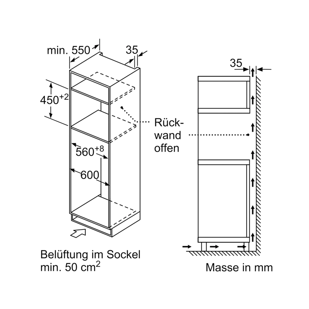 Siemens CM585AGS1 Einbau-Mikrowelle