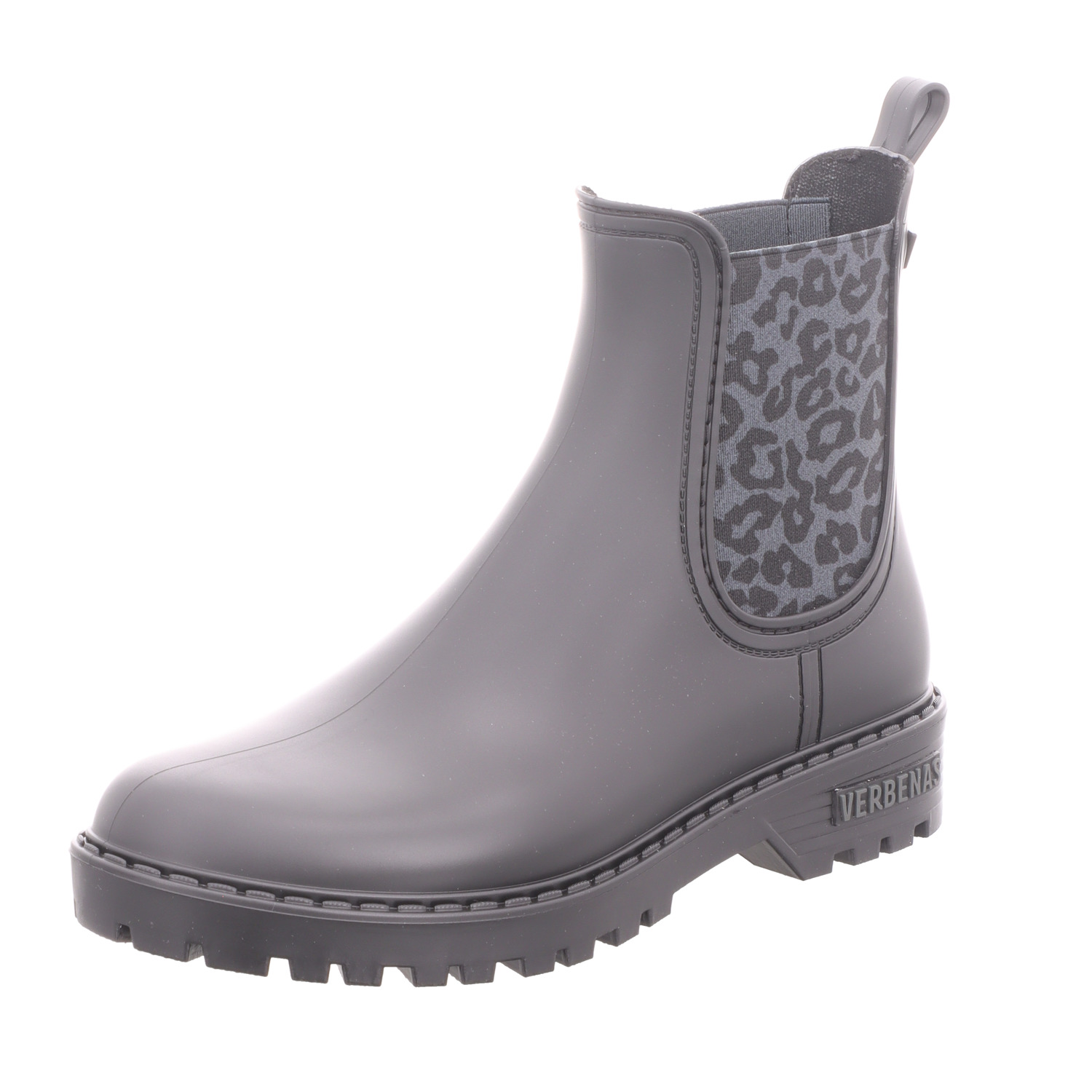 Verbenas Damen-Gummistiefel Schwarz