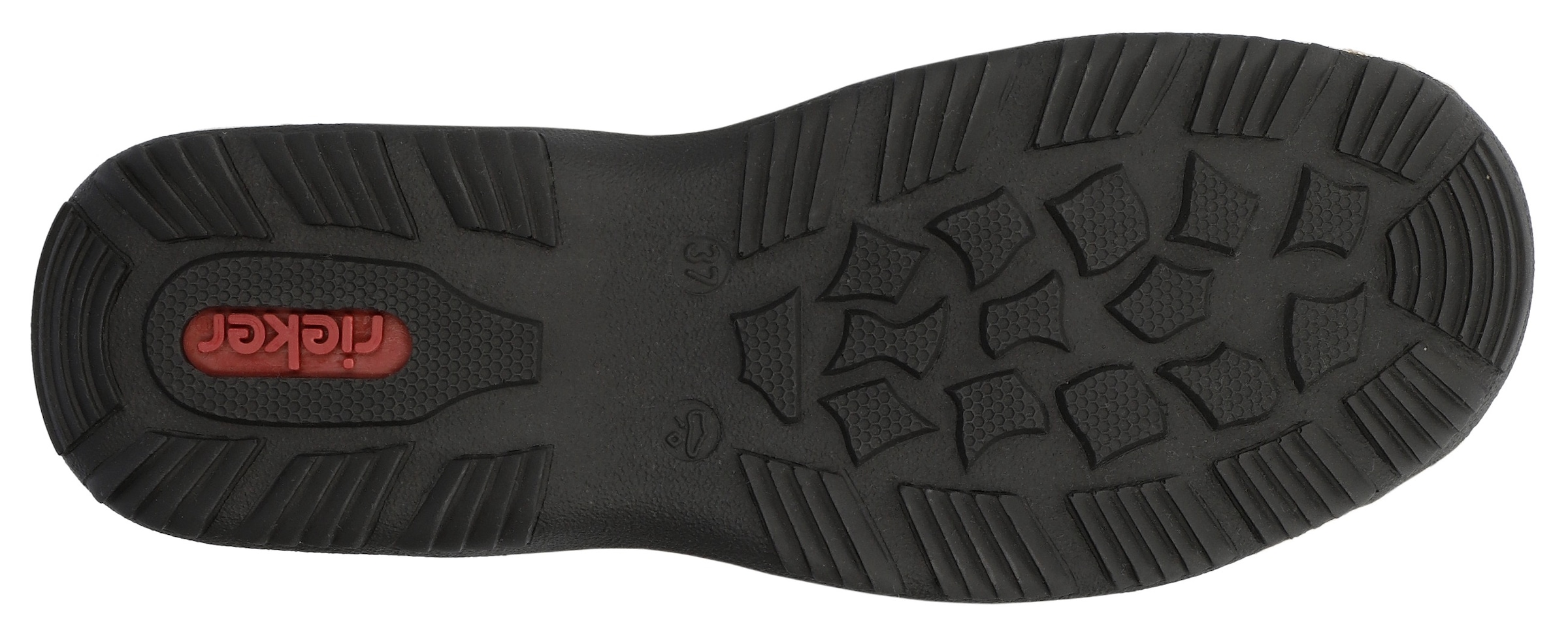 Rieker Slip-On Sneaker  Trekking Schuh, Freizeitschuh, Slipper mit Wechselfussbett