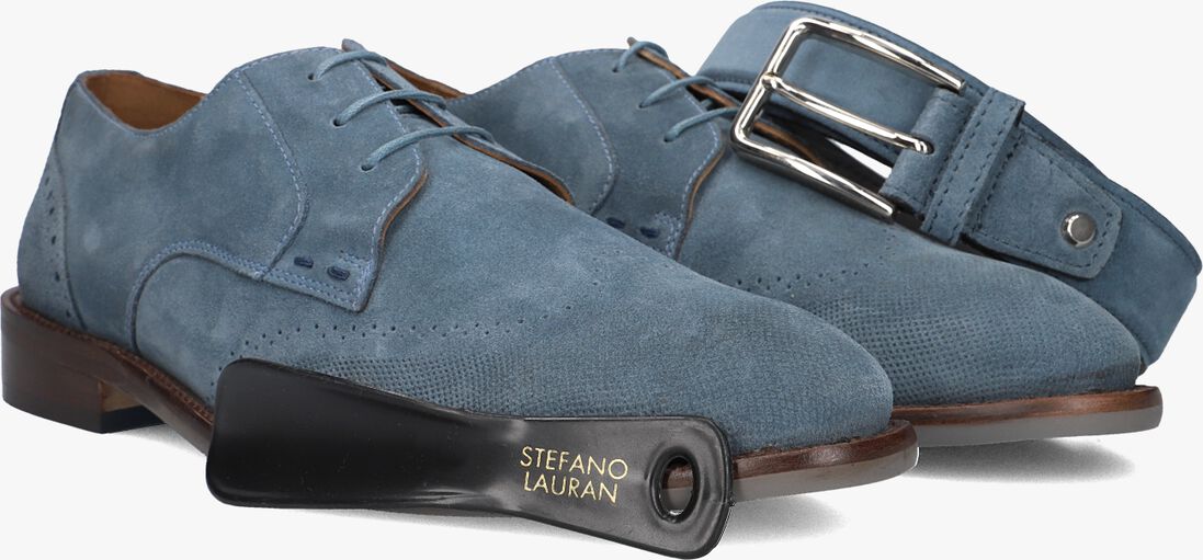 blauwe stefano lauran nette schoenen msh0010098