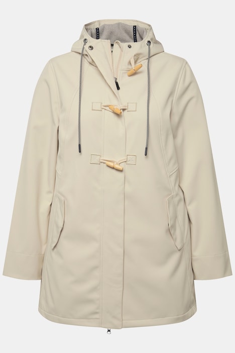 HYPRAR Softshelljacke, wasserabweisend, Fleecefutter, Kapuze