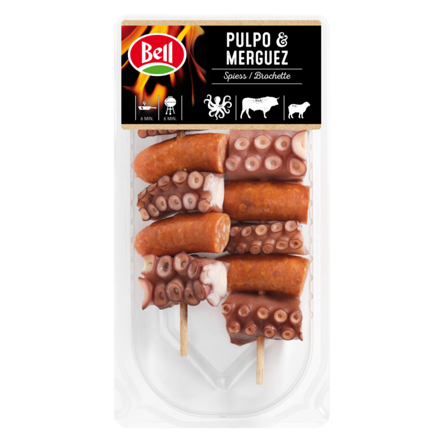 Pulpo & Merguezspiess ca.