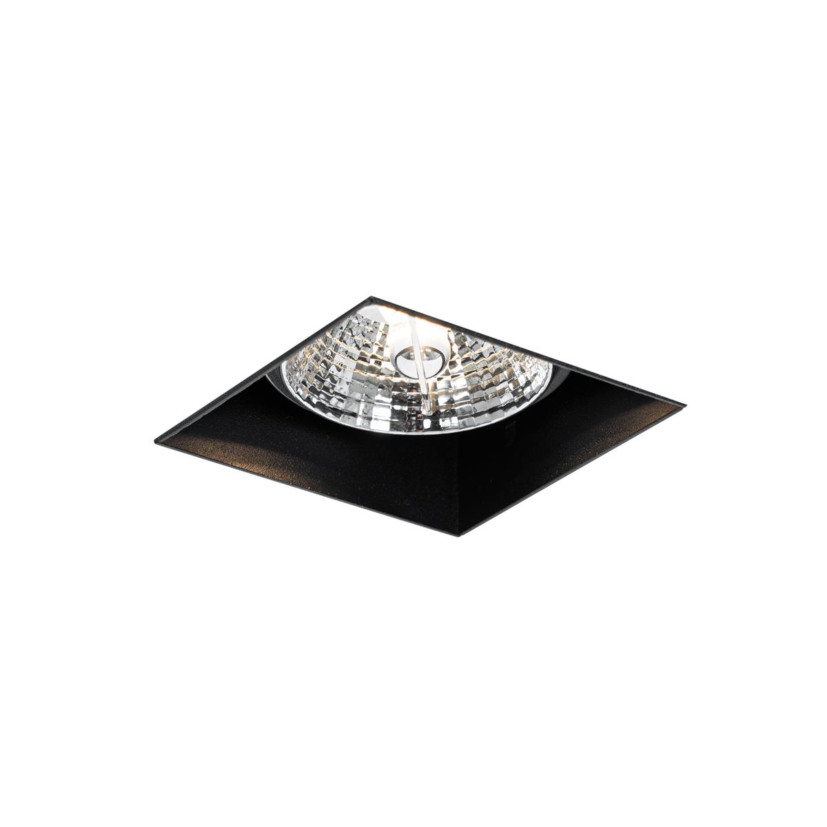 Moderne inbouwspot zwart GU10 AR70 trimless - Oneon