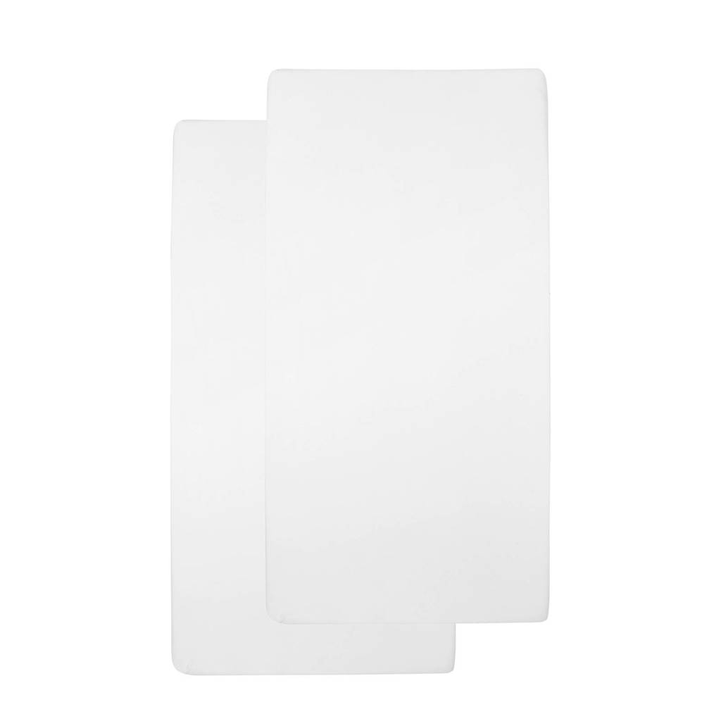 katoenen hoeslaken wieg 40x80/90 cm (set van 2)