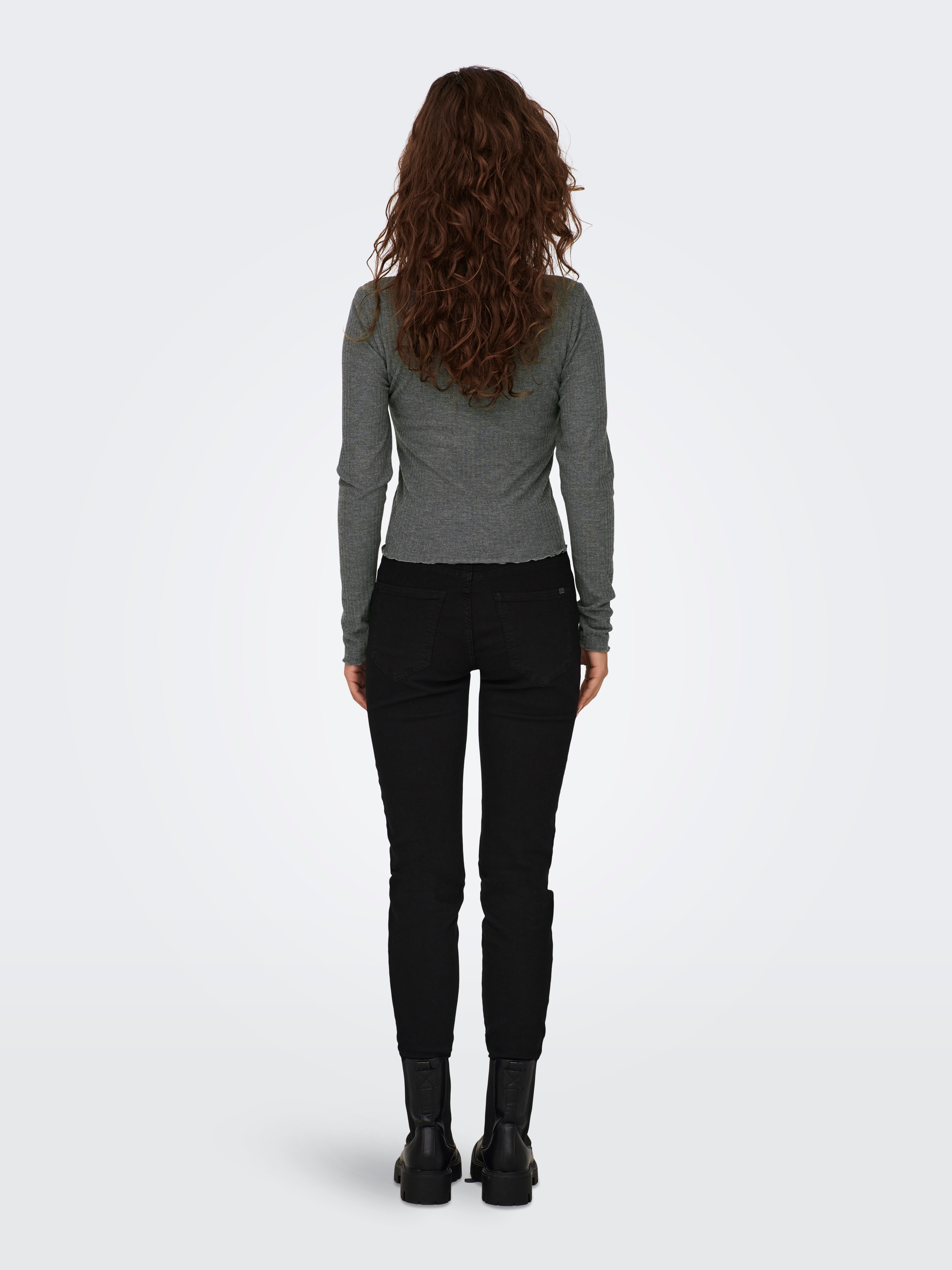 ONLEMMA Top Dark Grey Melange
