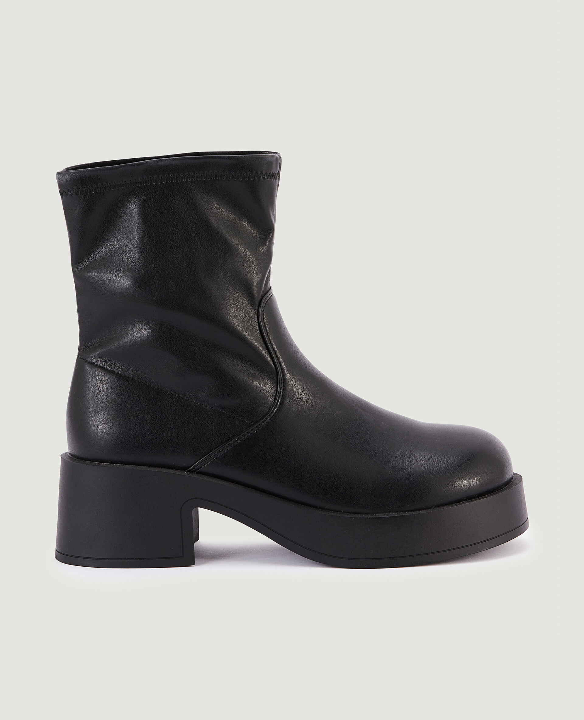 Boots bouts ronds - Noir