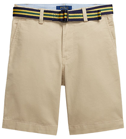 Polo Ralph Lauren Shorts - Bedford - Khaki m. Gürtel