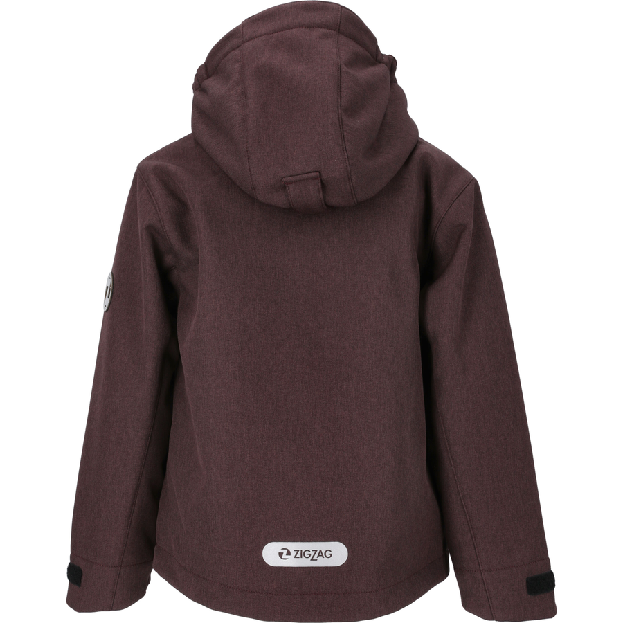 ZigZag Softshelljacke MANONE MELANGE WATERPROOF 4241 Fudge