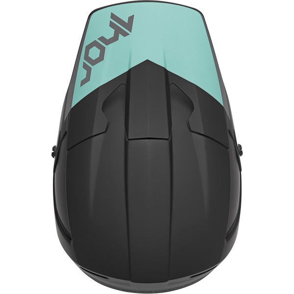 Thor Motocross - Casque Reflex Cube Noir Mat / Mint
