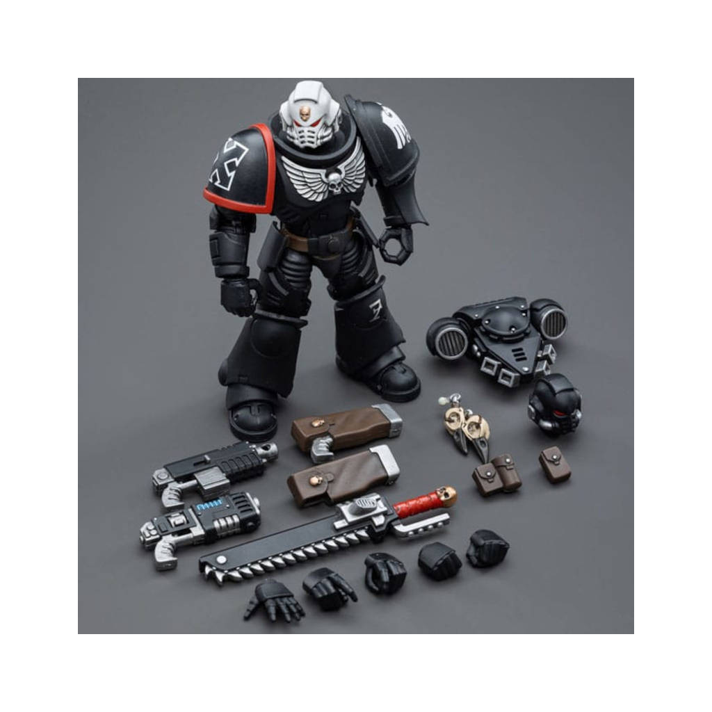 W40K - Figurine Joy Toy : Raven Guard Sergeant Ashan