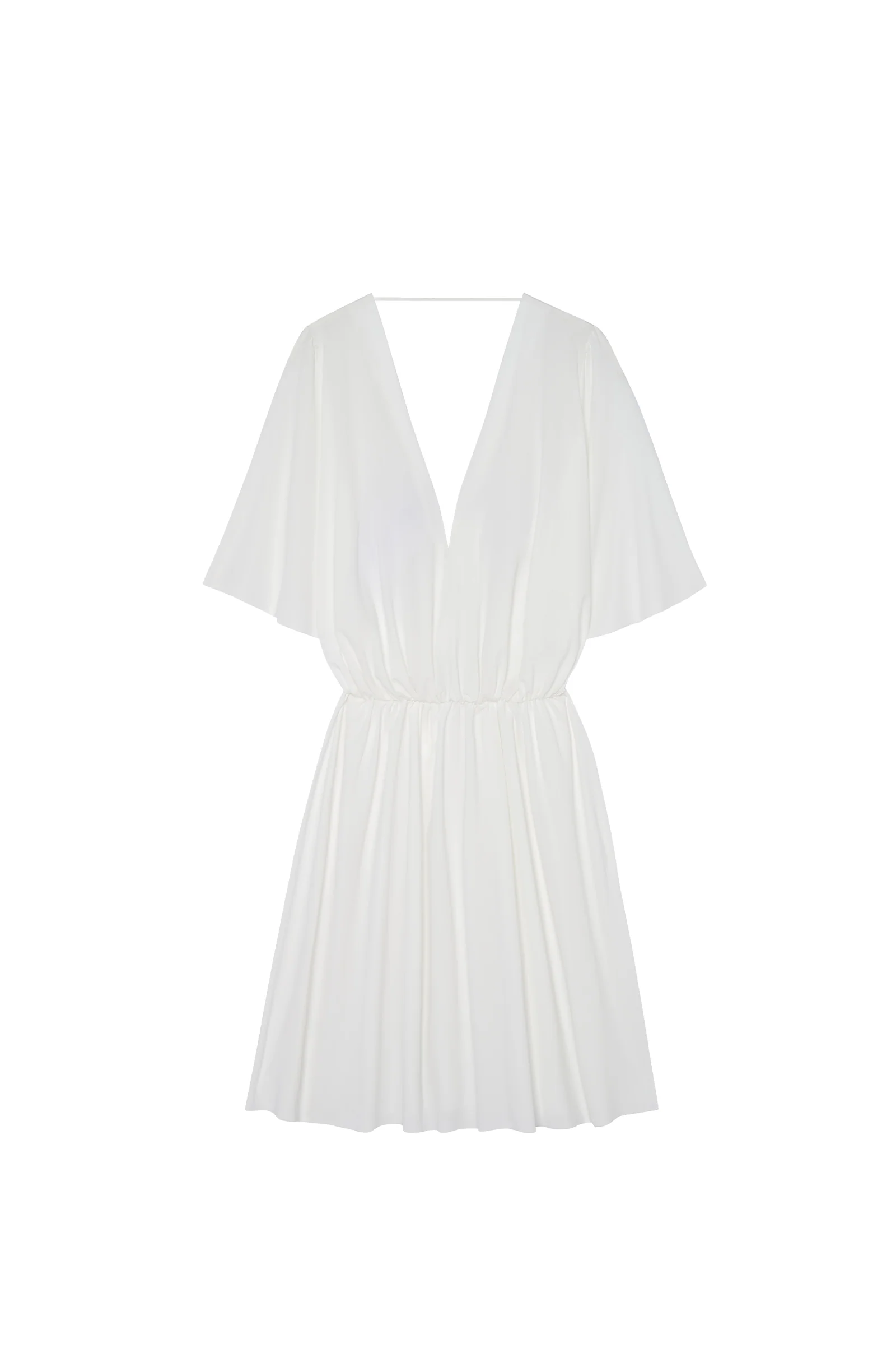 docci Robe évasée écume à manches amples Écume