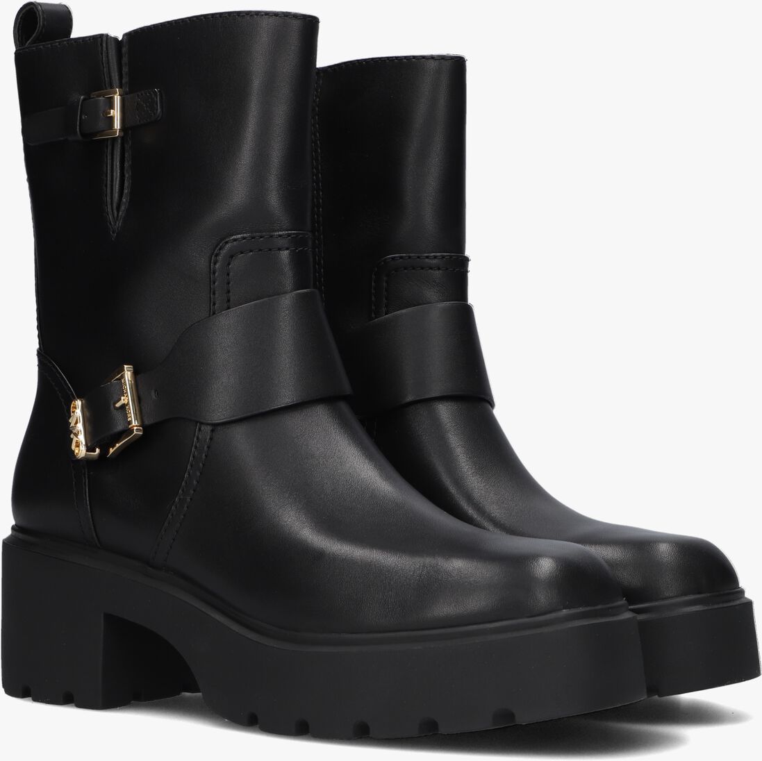 MICHAEL KORS zwarte michael kors biker boots perry bootie
