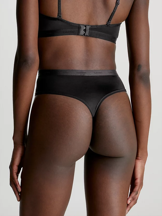 Calcinha fio dental de cintura alta - Modela o corpo