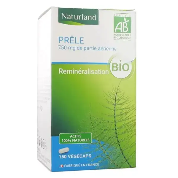 Naturland Cavalinha Orgânica 150 cápsulas vegetais