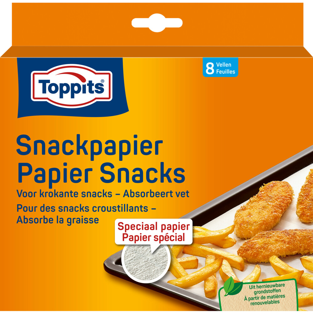 Toppits Snackpapier Vellen8 stuks