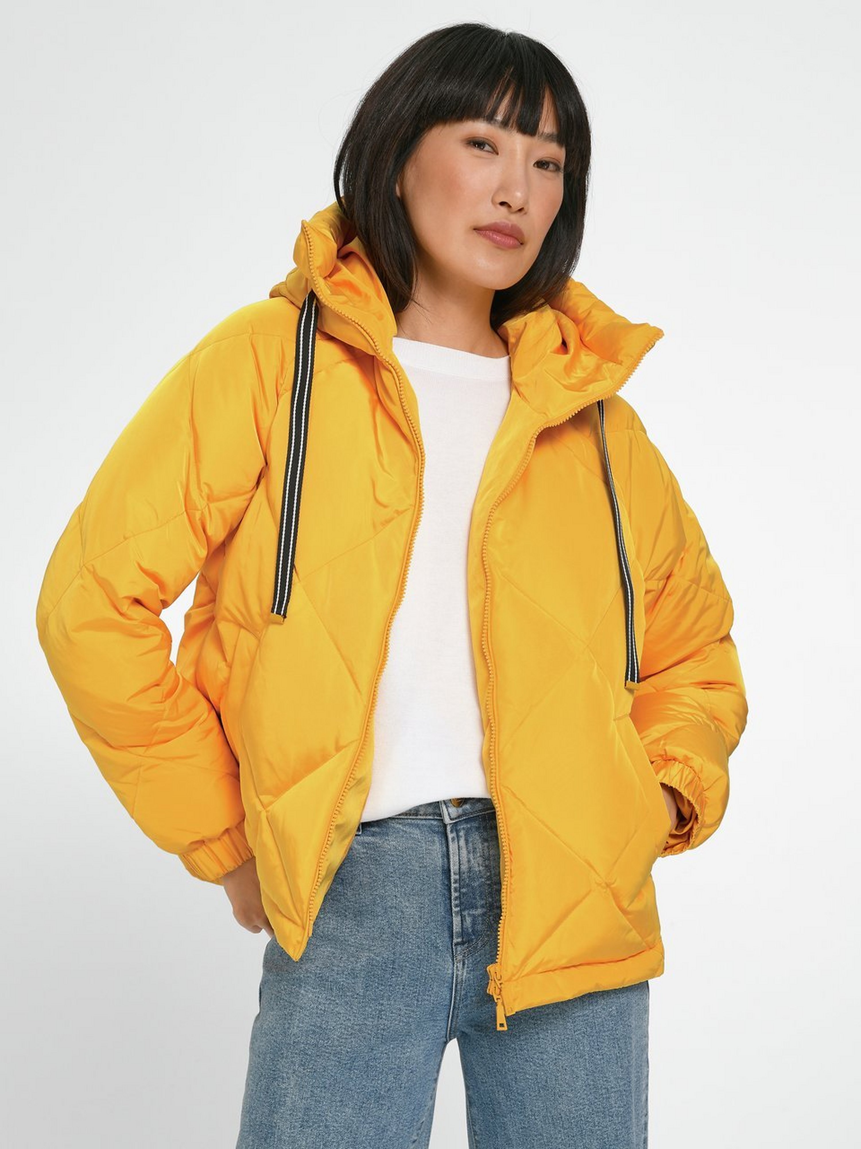 Steppjacke mit Stehkragen